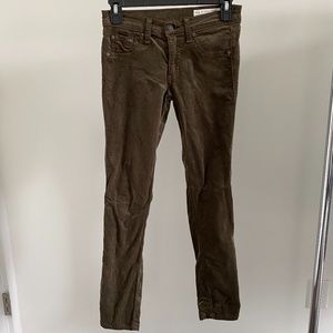 Rag and Bone Velvet Skinny